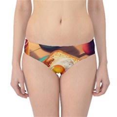 Breakfast Egg Beans Toast Plate Hipster Bikini Bottoms by Ndabl3x