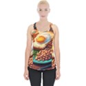 Breakfast Egg Beans Toast Plate Piece Up Tank Top View1