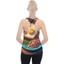 Breakfast Egg Beans Toast Plate Piece Up Tank Top View2