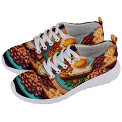 Breakfast Egg Beans Toast Plate Men s Lightweight Sports Shoes by Ndabl3x