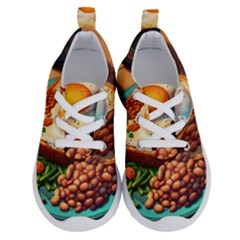 Breakfast Egg Beans Toast Plate Running Shoes by Ndabl3x