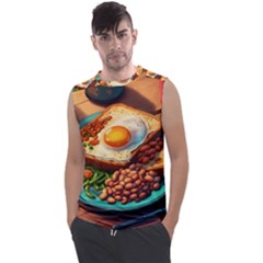 Breakfast Egg Beans Toast Plate Men s Regular Tank Top by Ndabl3x