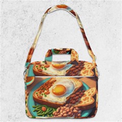 Breakfast Egg Beans Toast Plate Macbook Pro 13  Shoulder Laptop Bag 