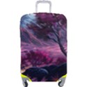 Landscape Painting Purple Tree Luggage Cover (Large) View1