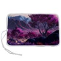 Landscape Painting Purple Tree Pen Storage Case (L) View1