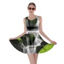 Waterfall Moss Korea Mountain Valley Green Forest Skater Dress View1