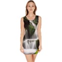 Waterfall Moss Korea Mountain Valley Green Forest Bodycon Dress View1