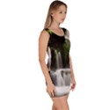 Waterfall Moss Korea Mountain Valley Green Forest Bodycon Dress View3