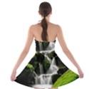 Waterfall Moss Korea Mountain Valley Green Forest Strapless Bra Top Dress View2