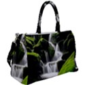 Waterfall Moss Korea Mountain Valley Green Forest Duffel Travel Bag View2