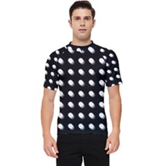 Background Dots Circles Graphic Men s Short Sleeve Rash Guard by Ndabl3x