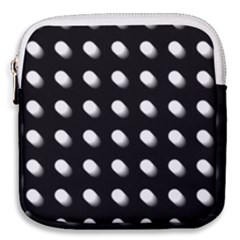 Background Dots Circles Graphic Mini Square Pouch by Ndabl3x