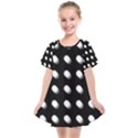 Background Dots Circles Graphic Kids  Smock Dress View1