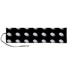 Background Dots Circles Graphic Roll Up Canvas Pencil Holder (l) by Ndabl3x