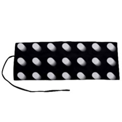 Background Dots Circles Graphic Roll Up Canvas Pencil Holder (s) by Ndabl3x