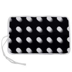 Background Dots Circles Graphic Pen Storage Case (m) by Ndabl3x