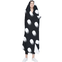 Background Dots Circles Graphic Wearable Blanket by Ndabl3x