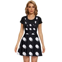 Background Dots Circles Graphic Apron Dress by Ndabl3x