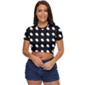 Background Dots Circles Graphic Side Button Cropped Tee View1