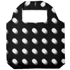 Background Dots Circles Graphic Foldable Grocery Recycle Bag by Ndabl3x