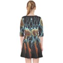 Organism Neon Science Quarter Sleeve Pocket Dress View2