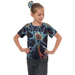 Organism Neon Science Kids  Mesh Piece Tee