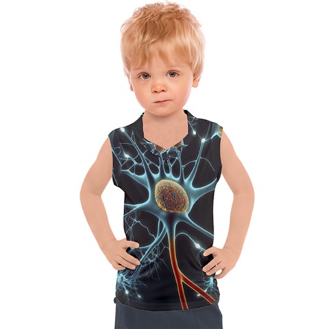 Organism Neon Science Kids  Sport Tank Top by Ndabl3x