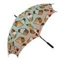 Cupcakes Cake Pie Pattern Golf Umbrellas View2