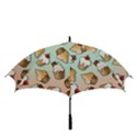 Cupcakes Cake Pie Pattern Golf Umbrellas View3