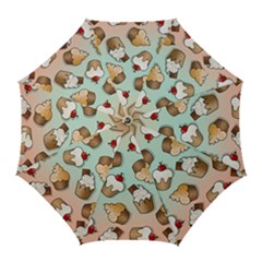 Cupcakes Cake Pie Pattern Golf Umbrellas