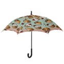 Cupcakes Cake Pie Pattern Hook Handle Umbrellas (Medium) View3