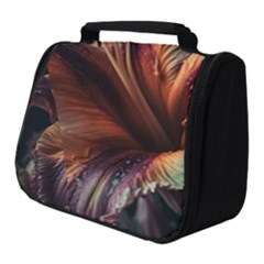 Flower Orange Lilly Full Print Travel Pouch (small) by Ndabl3x