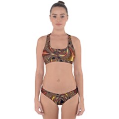 Geometric Art Fractal Abstract Art Cross Back Hipster Bikini Set by Ndabl3x