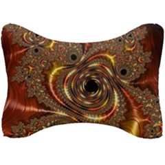 Geometric Art Fractal Abstract Art Seat Head Rest Cushion by Ndabl3x