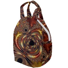 Geometric Art Fractal Abstract Art Travel Backpack by Ndabl3x