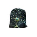 Neuron Network Drawstring Pouch (Medium) View2