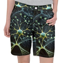 Neuron Network Women s Pocket Shorts by Ndabl3x