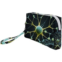 Neuron Network Wristlet Pouch Bag (small) by Ndabl3x