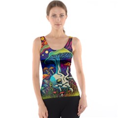 Mushrooms Fungi Psychedelic Tank Top by Ndabl3x