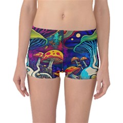 Mushrooms Fungi Psychedelic Boyleg Bikini Bottoms by Ndabl3x