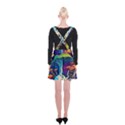 Mushrooms Fungi Psychedelic Suspender Skater Skirt View2