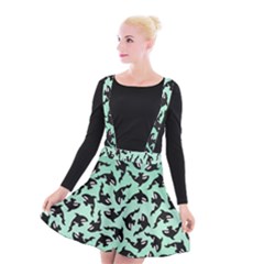 Orca Killer Whale Fish Suspender Skater Skirt