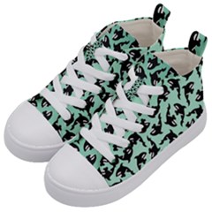 Orca Killer Whale Fish Kids  Mid-top Canvas Sneakers by Ndabl3x