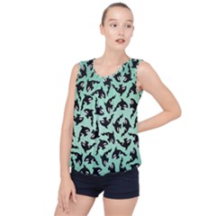 Orca Killer Whale Fish Bubble Hem Chiffon Tank Top by Ndabl3x