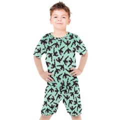 Orca Killer Whale Fish Kids  Tee And Shorts Set by Ndabl3x