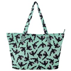 Orca Killer Whale Fish Full Print Shoulder Bag by Ndabl3x