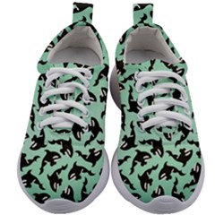 Orca Killer Whale Fish Kids Athletic Shoes by Ndabl3x