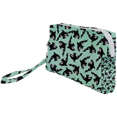 Orca Killer Whale Fish Wristlet Pouch Bag (small) by Ndabl3x