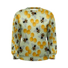 Honey Bee Bees Pattern Women s Sweatshirt by Ndabl3x