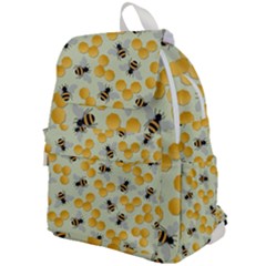 Honey Bee Bees Pattern Top Flap Backpack by Ndabl3x